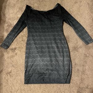 Beautiful Black ombré mini dress by ONYX Nite